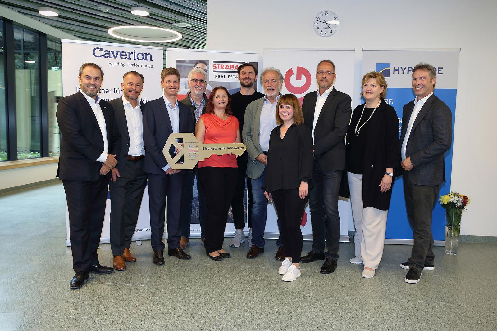 Schlüsselübergabe des Bildungscampusses Innerfavoriten