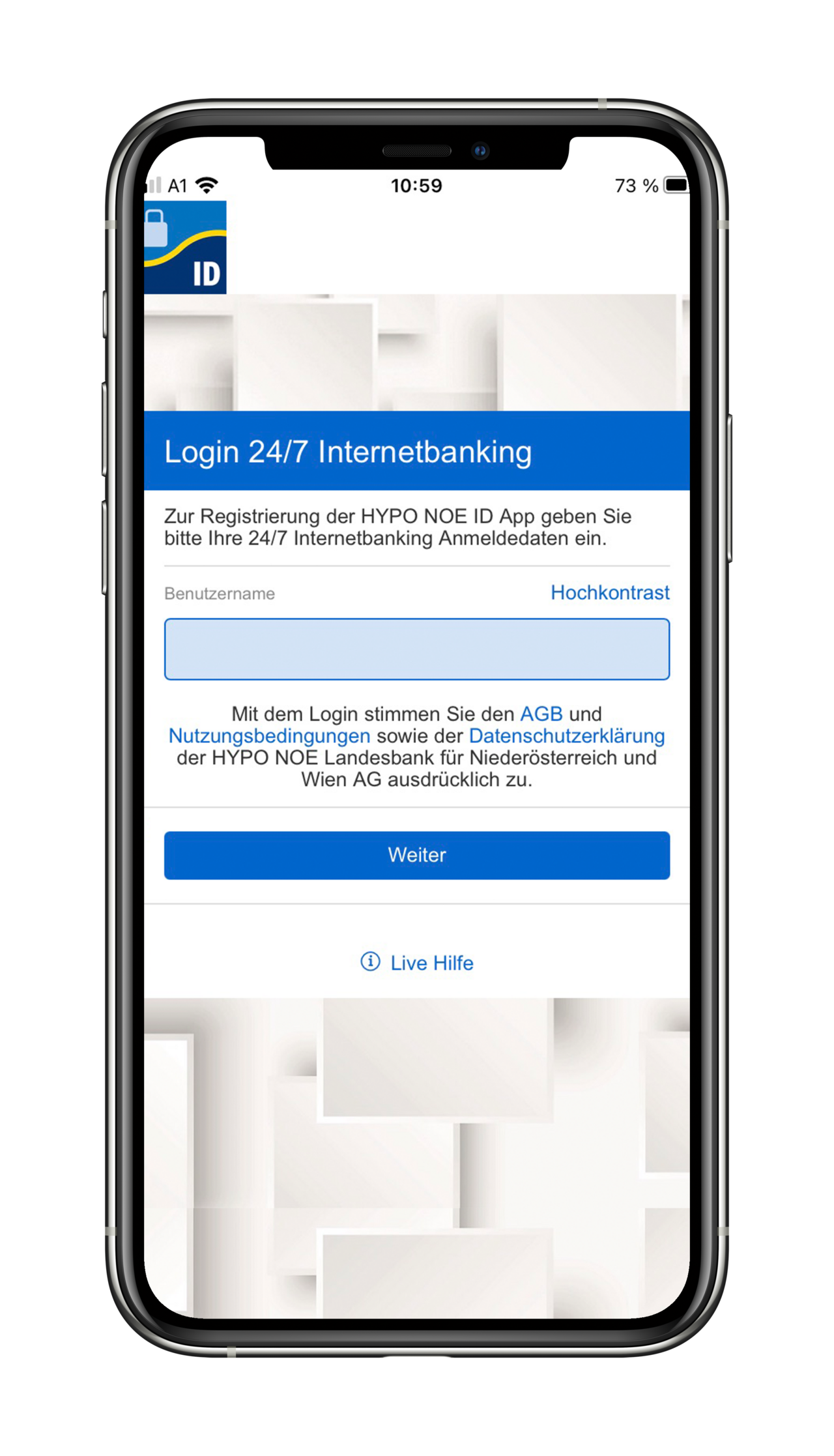 Log-In über ID App