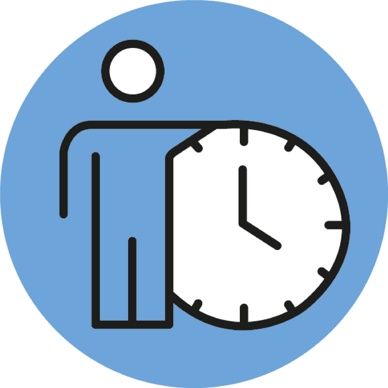 Icon: Arbeiten, wann Sie wollen!
