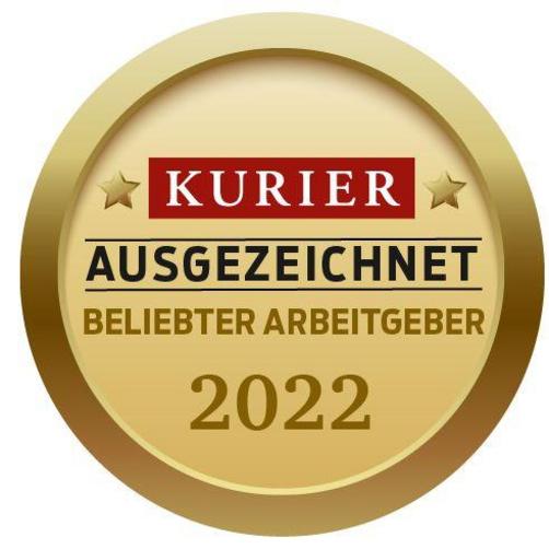 "Beliebter Arbeitgeber" Auszeichnung Kurier 2022