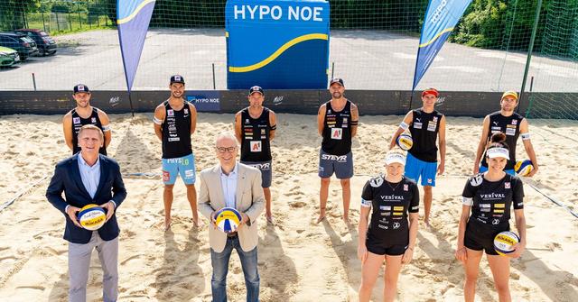 HYPO NOE gibt Partnerschaft mit Top-Beachvolleyballteams bekannt