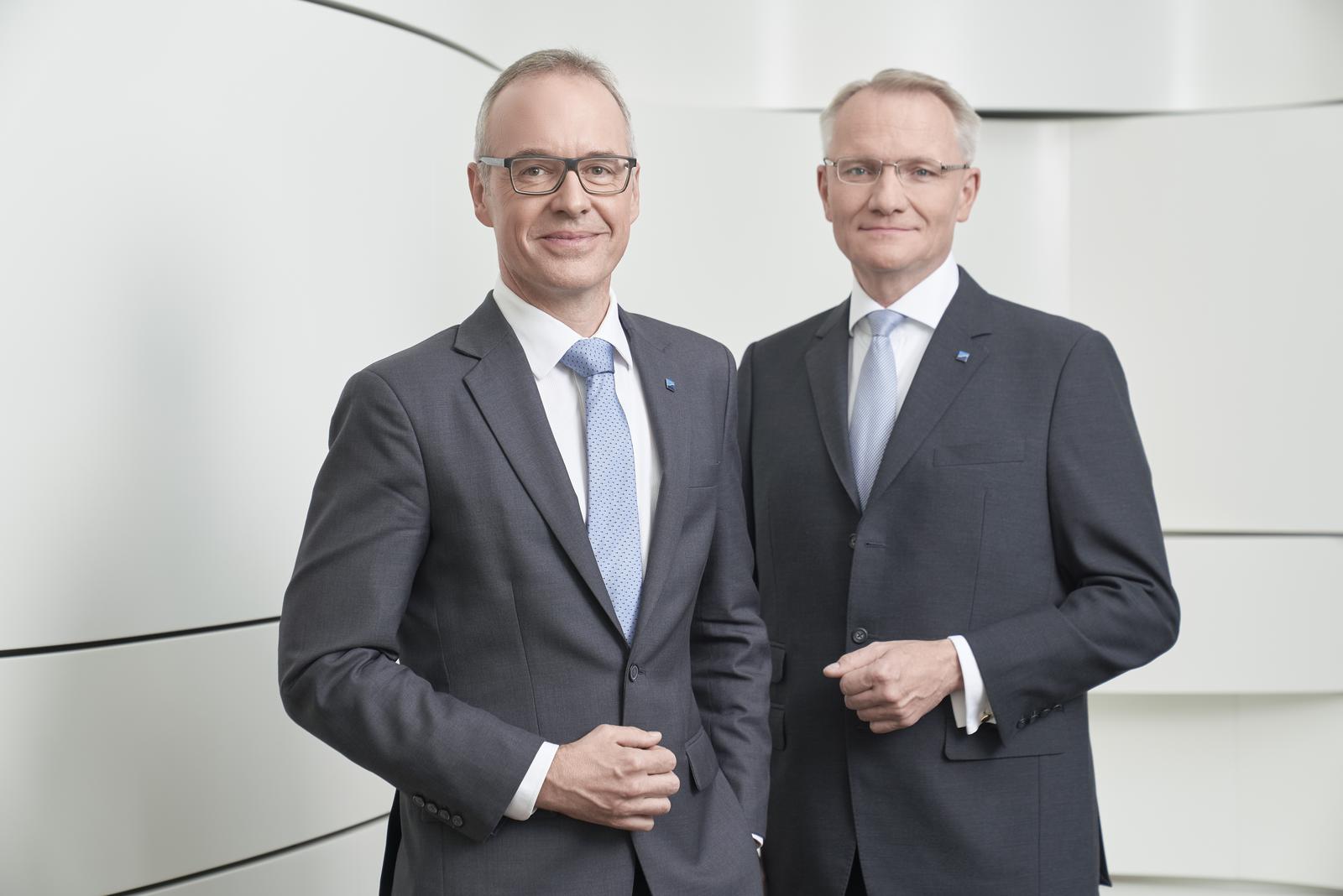 Die HYPO NOE Vorstände Wolfgang Viehauser und Udo Birkner