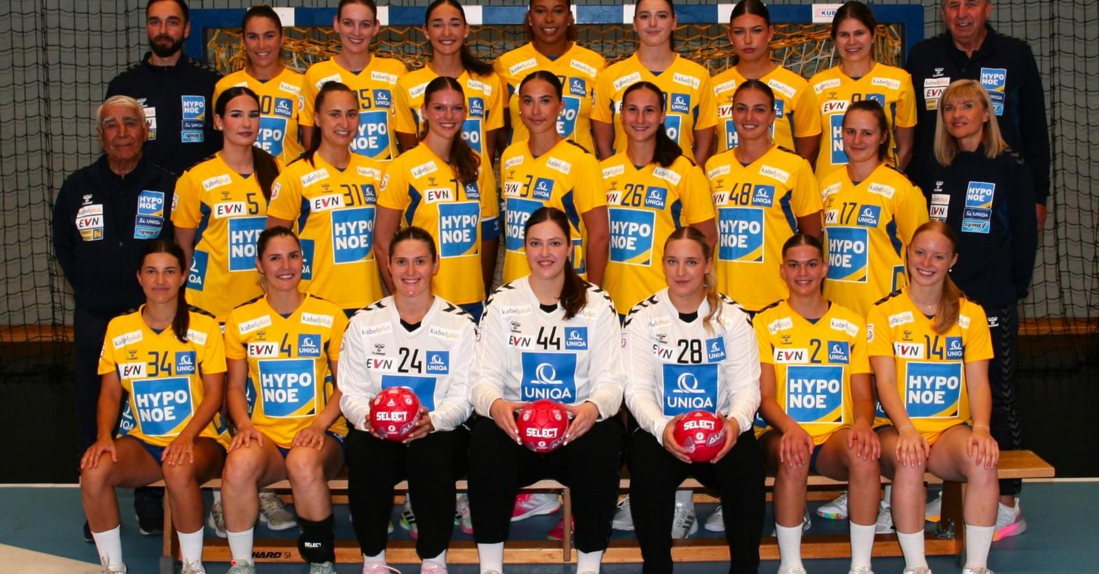 Teamfoto HYPO NÖ Handballdamen