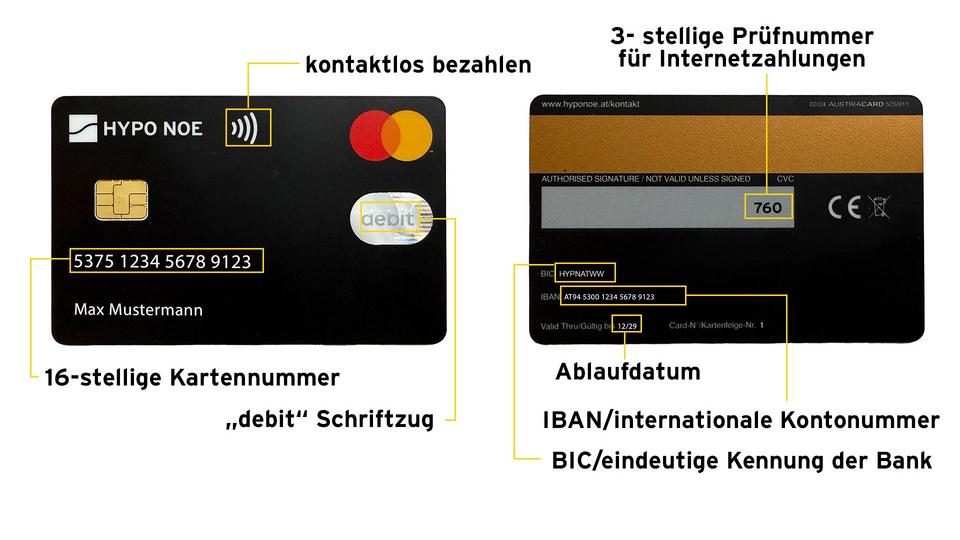 Die neue Debitkarte (DMC) | HYPO NOE