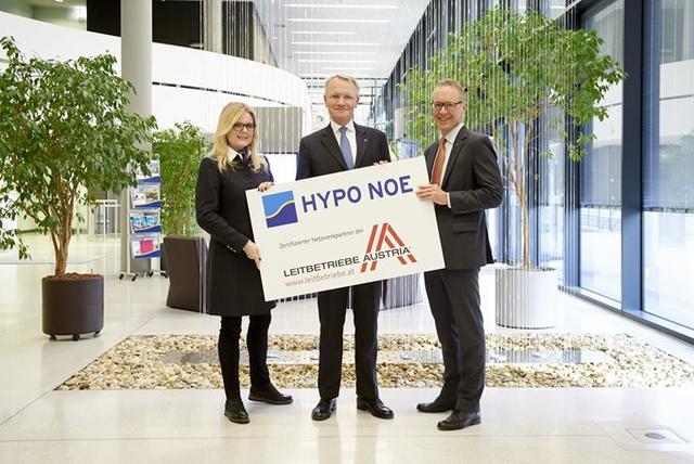 HYPO NOE als Leitbetrieb ausgezeichnet