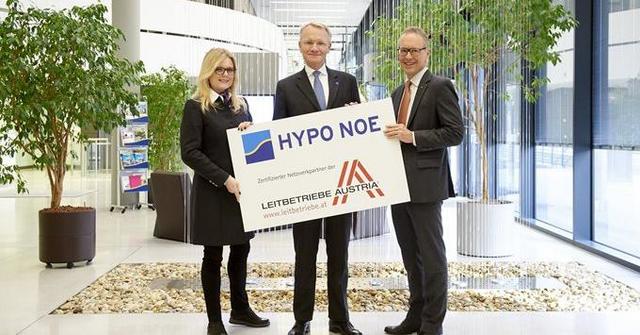 HYPO NOE als Leitbetrieb ausgezeichnet