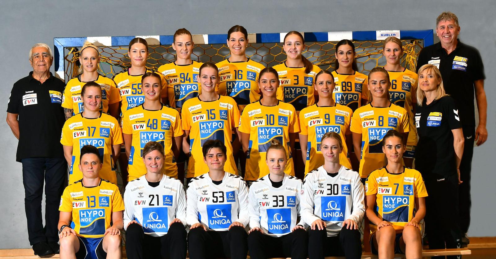 Teamfoto HYPO NÖ Handballdamen