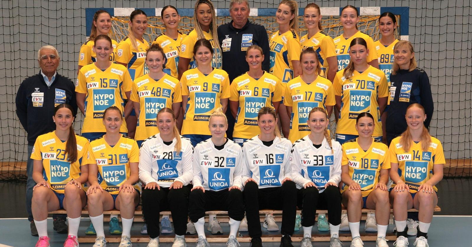 Teamfoto HYPO NÖ Handballdamen