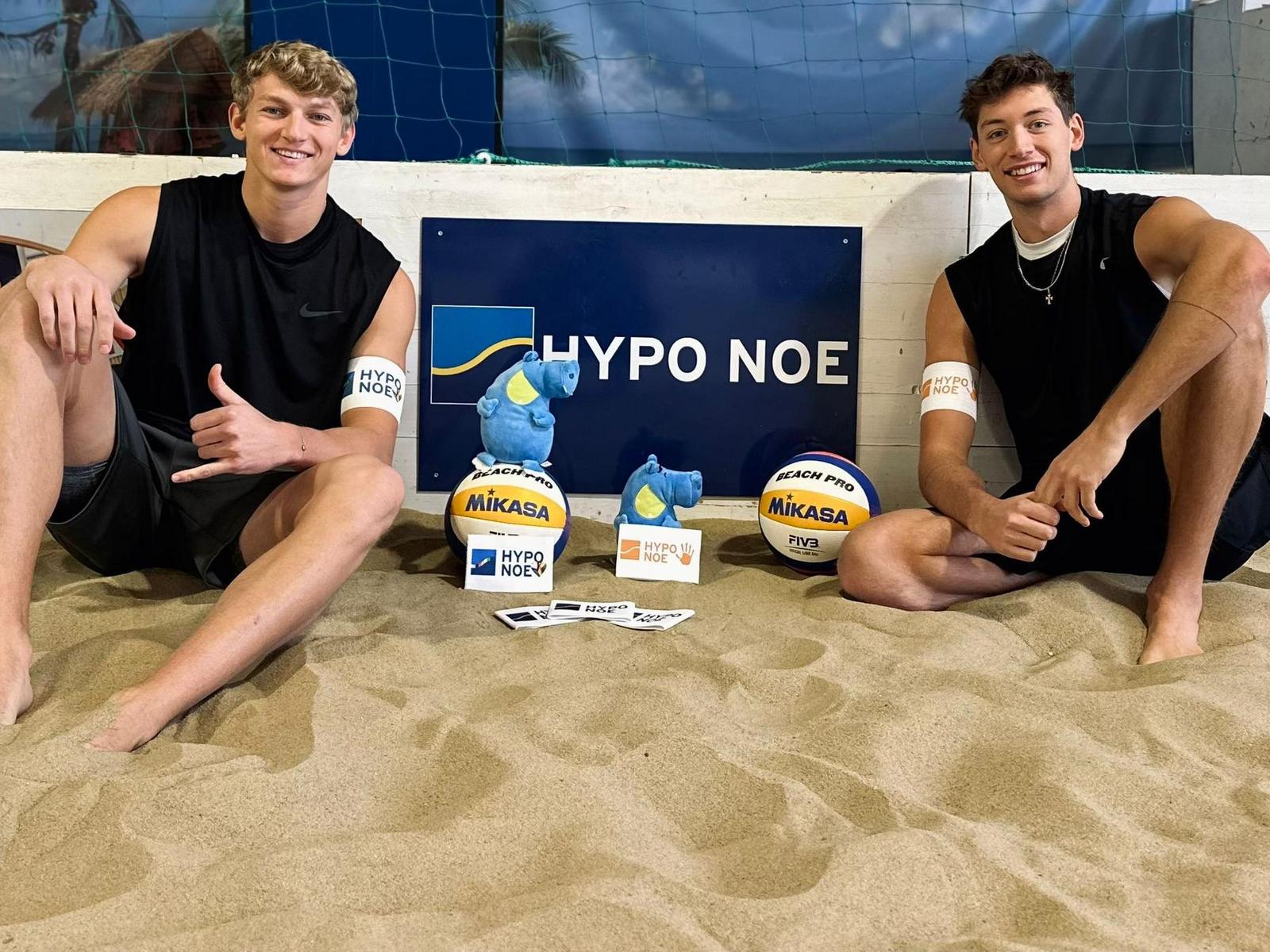 Beachvolleyball Team Laurenz Leitner/Paul Pascariuc